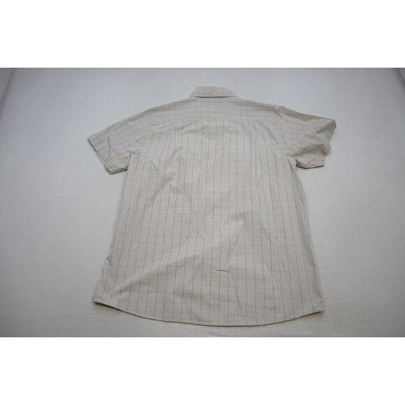 North Face Camp Shirt Checks Short Sleeve Hiking Pocket Button Up Mens XL - Picture 11 of 11